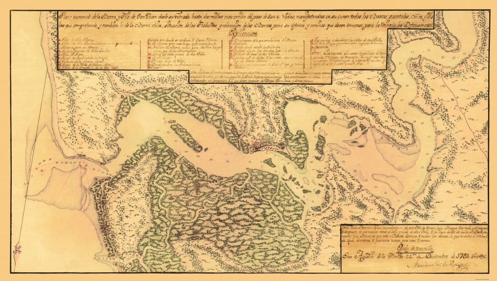 Old City Map - Jacksonville, St Johns River Florida 1791 - Old Maps Of Jacksonville Florida