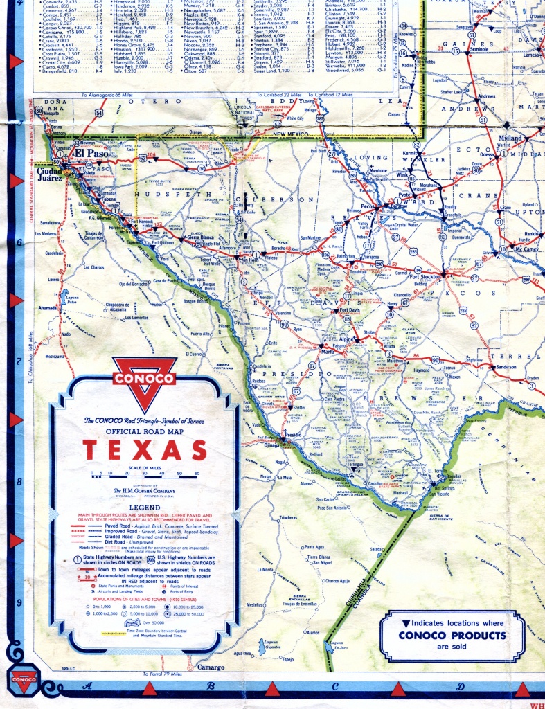 Old Highway Maps Of Texas - Texas Highway Construction Map