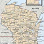 Old Historical City, County And State Maps Of Wisconsin   Printable Map Of Wisconsin Cities