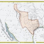 Old Map   Texas Republic And Adjacent Countries 1844   Republic Of Texas Map
