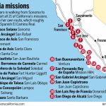 On A Mission All Her Own, She's Walking California's Royal Road   California Missions Map For Kids
