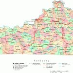 Online Map Of Kentucky Large   Printable Map Of Kentucky