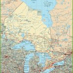 Ontario Road Map   Printable Road Map Of Canada