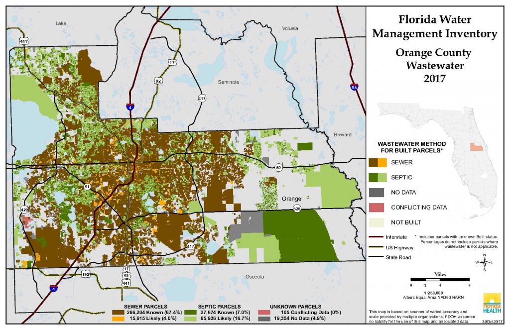 Orange Florida Water Management Inventory Summary | Florida - Orange County Florida Parcel Map
