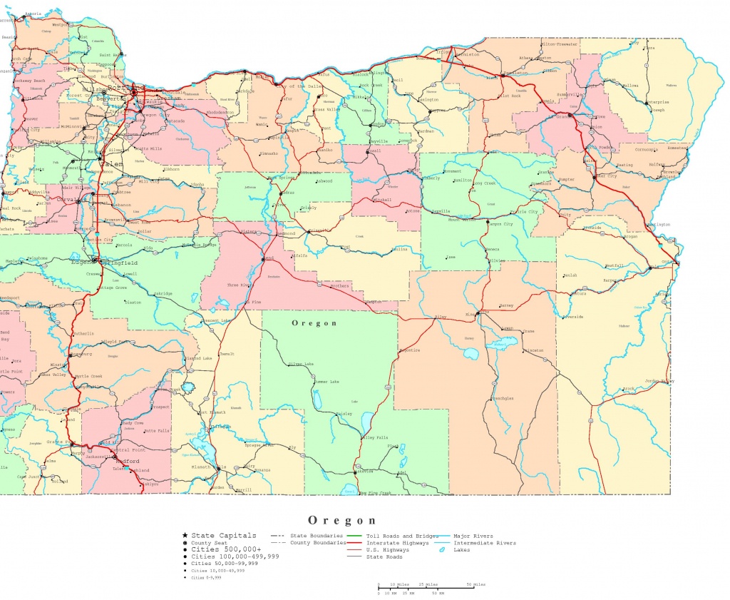 Oregon Printable Map Valid Map Of Printable Maps Of Oregon Marvelous - Printable Map Of Oregon
