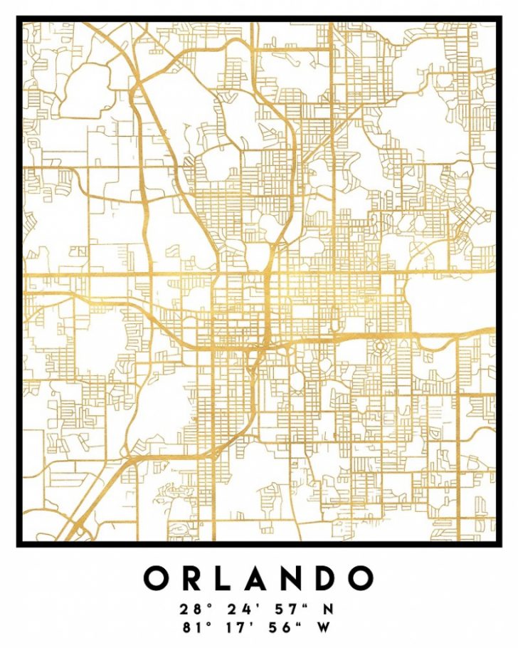 Street Map Of Orlando Florida