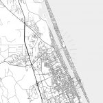 Ormond Beach, Florida   Area Map   Light | Hebstreits Sketches   Street Map Of Ormond Beach Florida