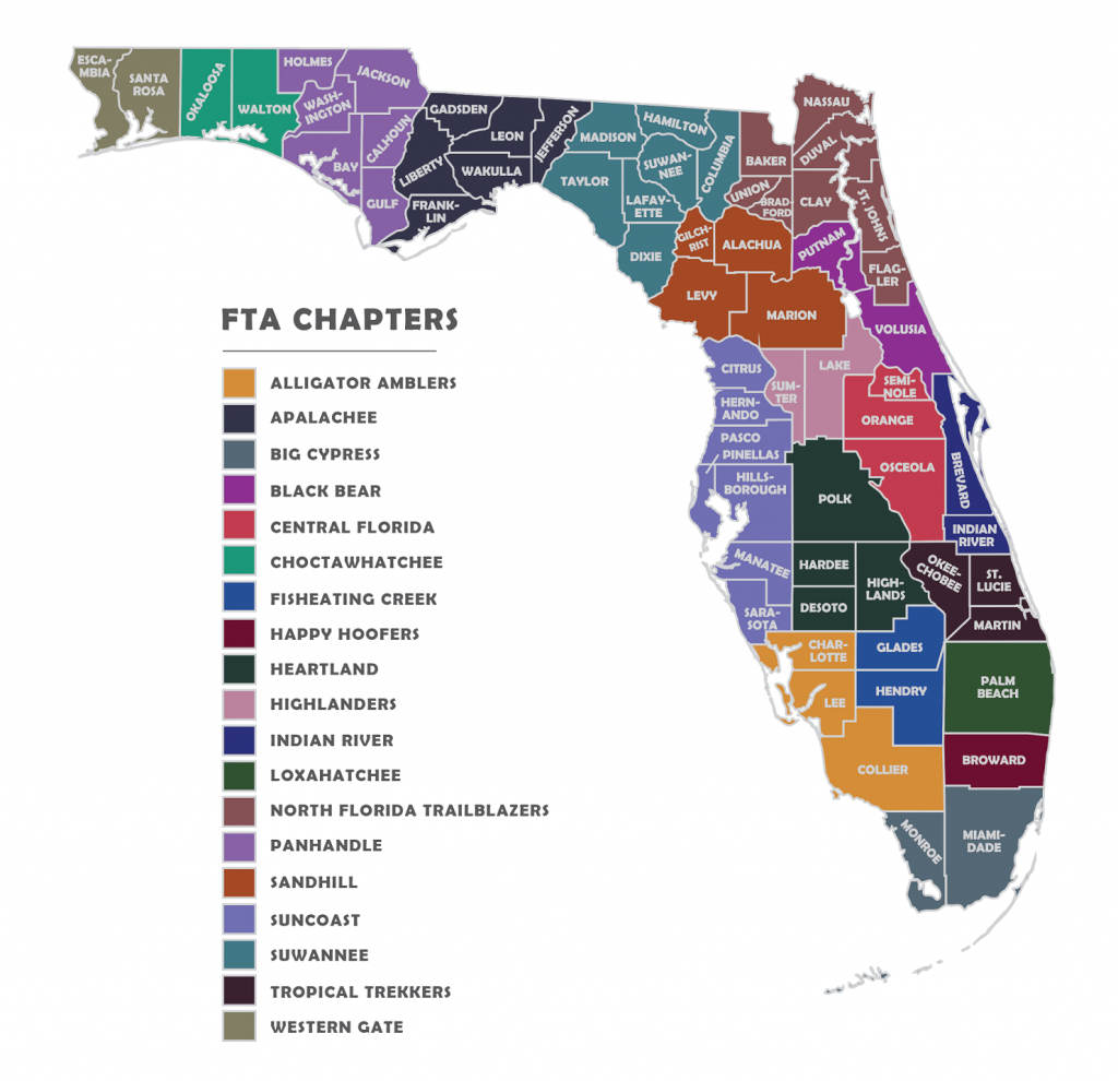 Our Chapters | Florida Trail Association - Florida Trail Association Maps