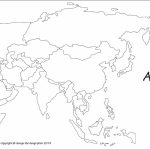 Outline Map Of Asia Political With Blank Outline Map Of Asia   Asia Outline Map Printable