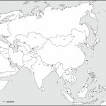 Outline Map Of Asia With Countries Throughout Roundtripticket Me   Blank Outline Map Of Asia Printable