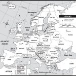 Outline Map Of Europe Countries And Capitals With Map Of Europe With   Printable Blank Map Of European Countries