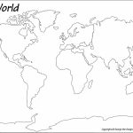 Outline Map Of World In Besttabletfor Me Throughout | Word Search   Printable Wall Map