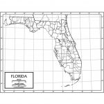 Outline Map Paper Florida   Uni21176 | Kappa Map Group / Universal Maps   Florida Map Black And White