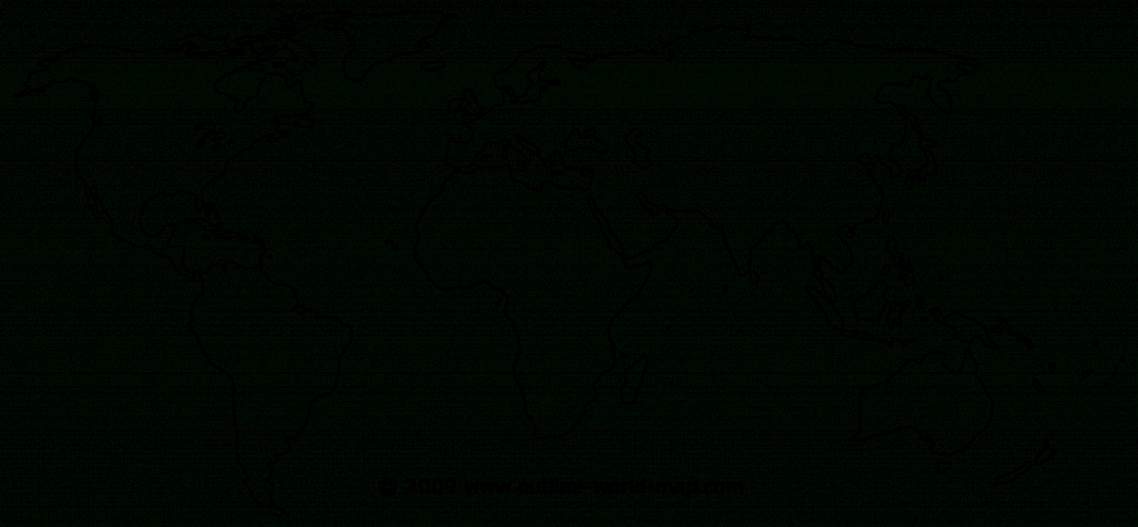 Outline Transparent World Map - B1B | Outline World Map Images - World Map Oceans And Continents Printable
