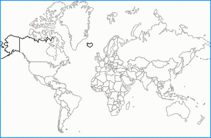 Free Printable World Map With Countries