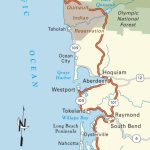 Pacific Coast Route Through Washington State | Road Trip Usa   California Oregon Washington Road Map