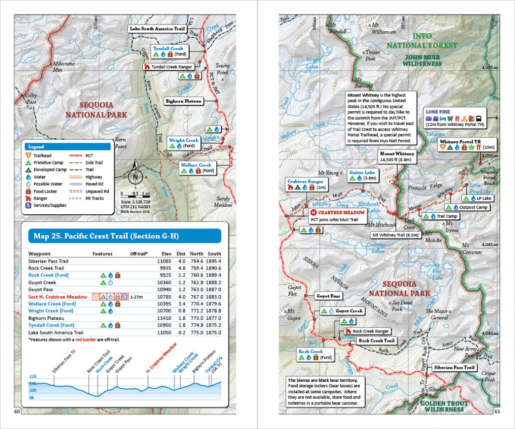 Pacific Crest Trail Pocket Atlas | Blackwoods Press - Pct Map California