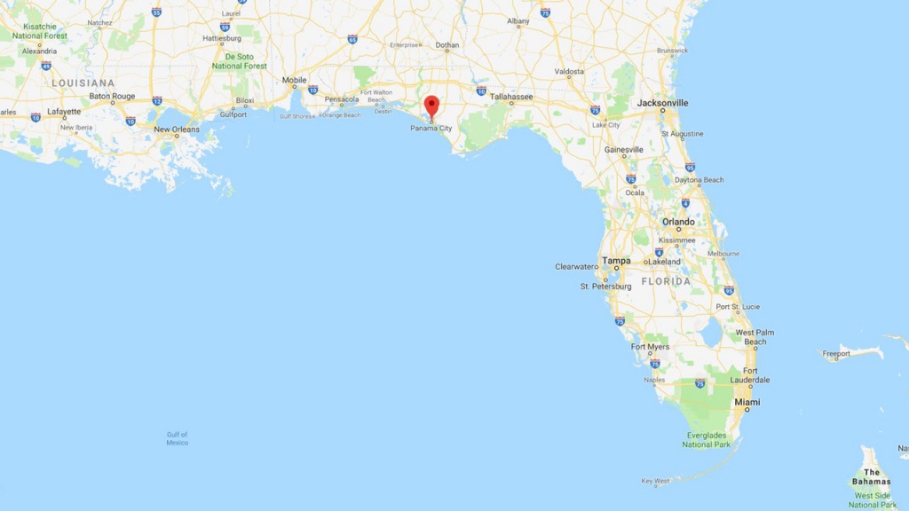 Panama City, Florida Shooting: Police Respond To Active - Street Map Panama City Florida