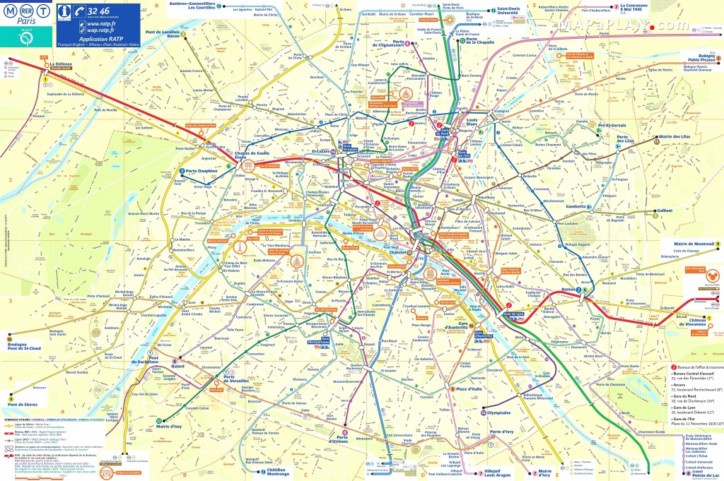 Paris Maps Top Tourist Attractions Free Printable Mapaplan Com And - Printable Map Of Paris Tourist Attractions