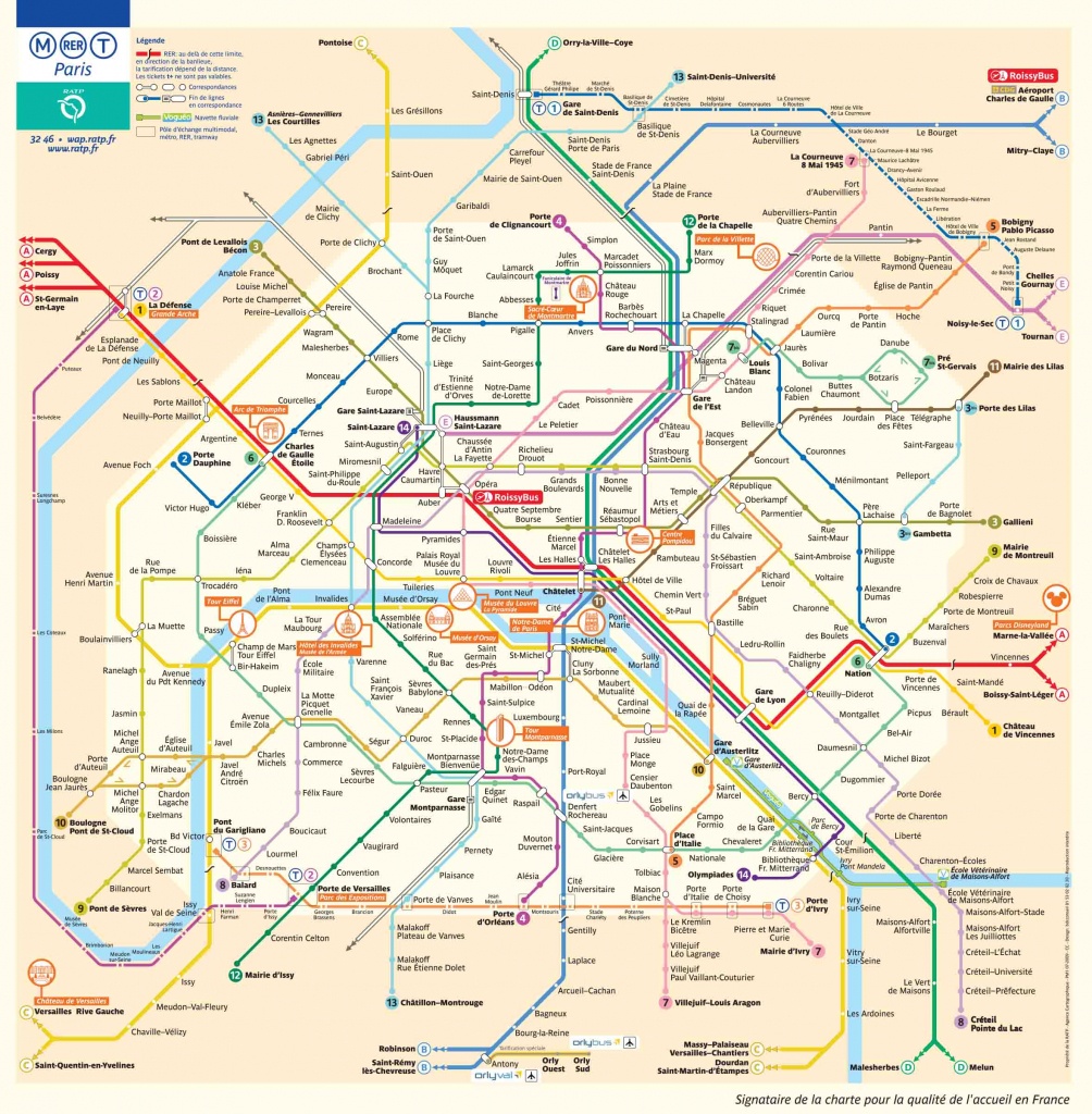 Paris Metro Map – The Paris Pass - Printable Map Of Paris Tourist Attractions