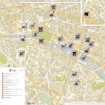 Paris Printable Tourist Map | Sygic Travel   Paris City Map Printable