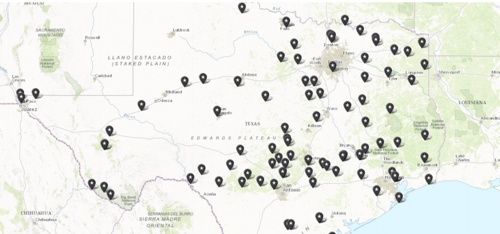 Passport To Texas » Blog Archive » Less Crowded State Park Gems - Map Of All Texas State Parks