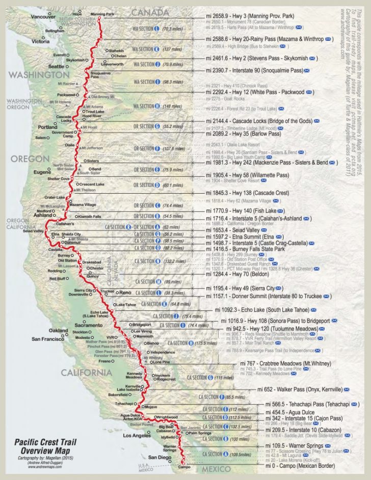 Pct Map California