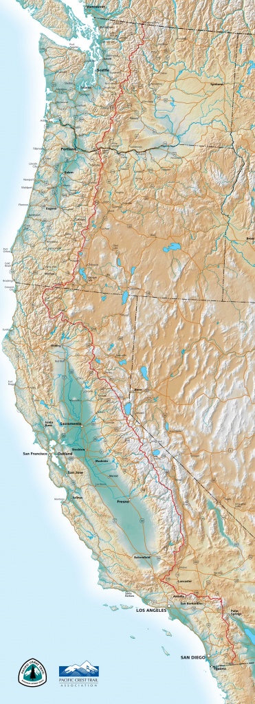 Pct Maps - Backpacking Maps California