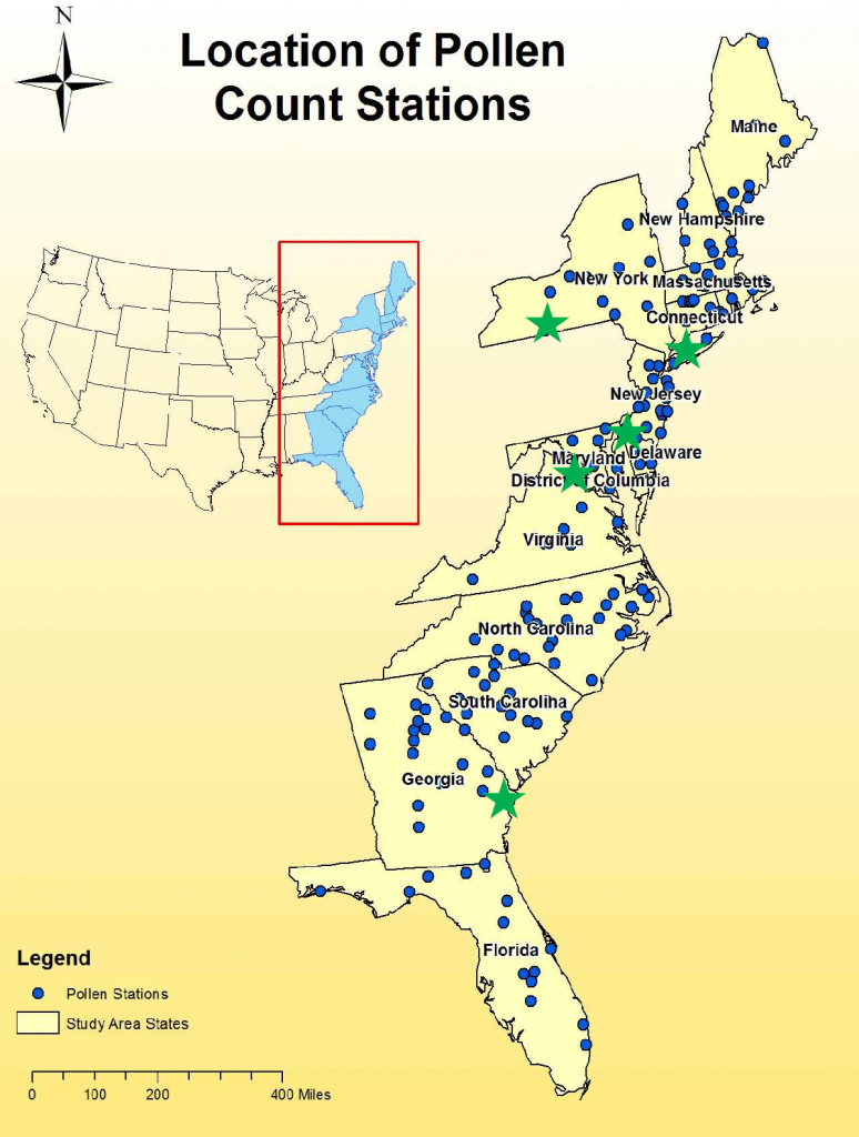 Pdf] Monitoring Pollen Counts And Pollen Allergy Index Using - Florida Pollen Map