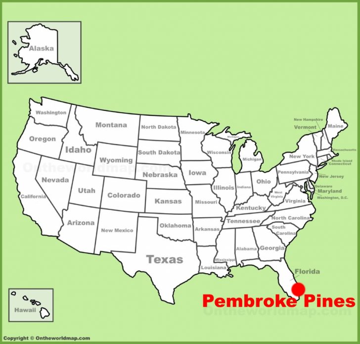 Pembroke Pines Florida Map