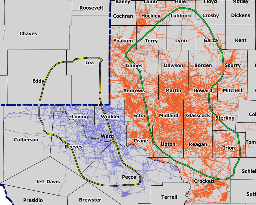 Permian Basin Map, Acreage Map, Company Map - Permian Basin Texas Map