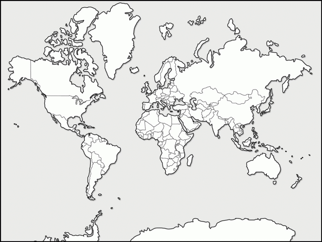 Perspective World Map Coloring Page Interesting Free Printable For - Free Printable World Map For Kids With Countries