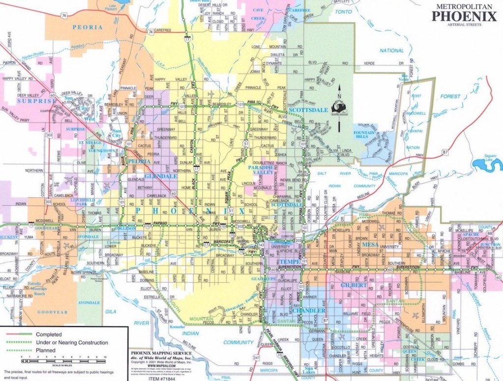 Phoenix Map - Free Printable Maps - Printable Map Of Phoenix