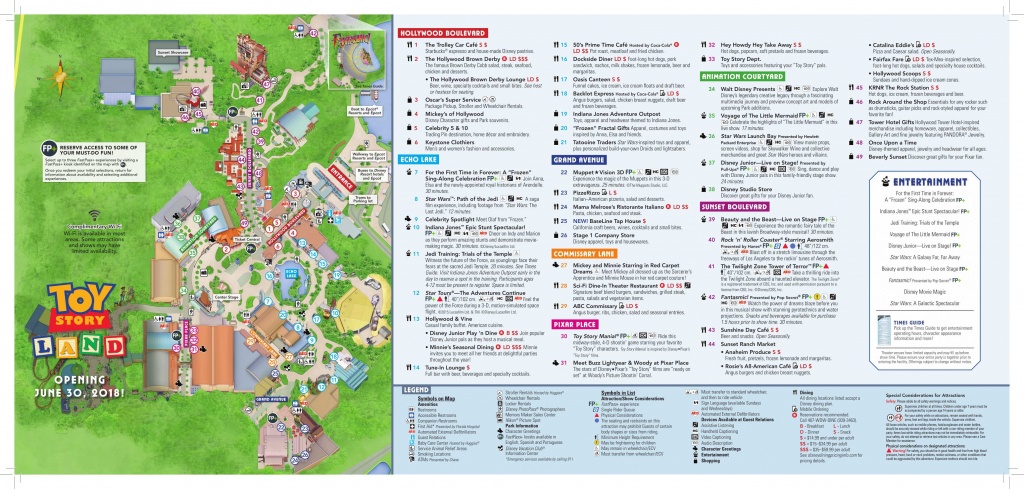 Photos: Toy Story Land Added To Updated Guide Map For Disney&amp;#039;s - Toy Story Land Florida Map