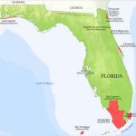 Physical Map Of Florida   National Parks In Florida Map