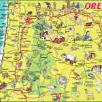 Pictorial Travel Map Of Oregon   Printable Map Of Oregon