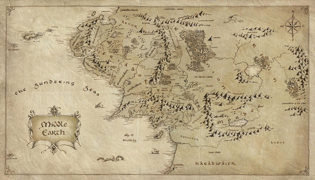 Pinanna Husch On Maps In 2019 | Middle Earth Map, The Hobbit Map - Printable Lord Of The Rings Map