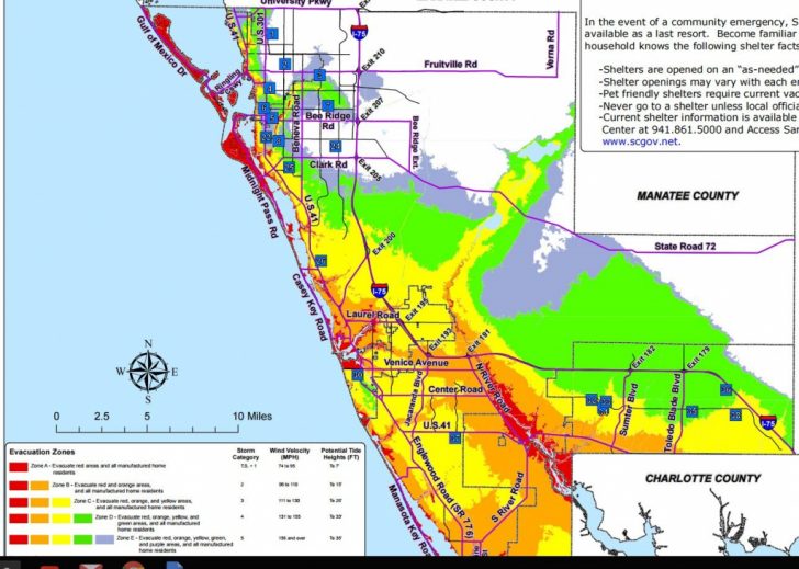 Venice Florida Flood Map