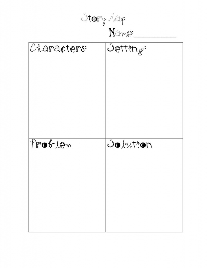 Pinbrittany Redden On Reading! | Story Map Template, 1St Grade - Printable Story Map For First Grade