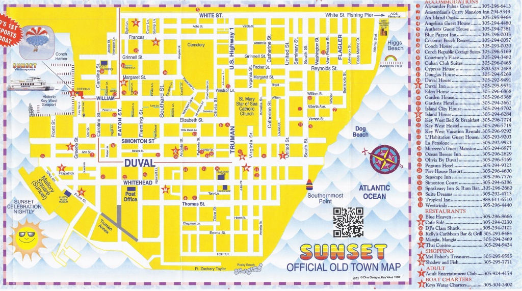 Map Of Duval Street Key West Florida Free Printable Maps