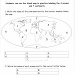 Pinecko Ellen Stein On Learning Goodies | Continents, Oceans   Map Of Continents And Oceans Printable