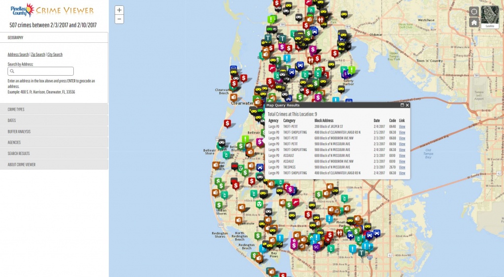 Pinellas County Enterprise Gis - Interactive Sinkhole Map Florida
