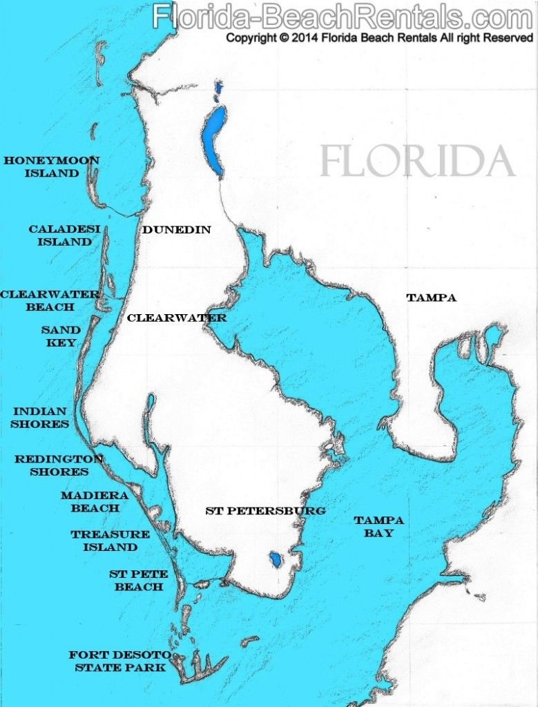 Pinellas County Florida Map, #florida #map #pinellascounty | Talk Of - Honeymoon Island Florida Map