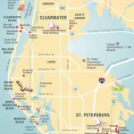 Pinellas County Map Clearwater, St Petersburg, Fl | Florida   Clearwater Beach Map Florida
