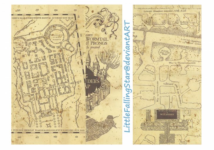 Marauder's Map Replica Printable