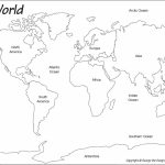 Pinjessica | Bint Rhoda's Kitchen On Homeschooling | World Map   Blank Map Of The Continents And Oceans Printable