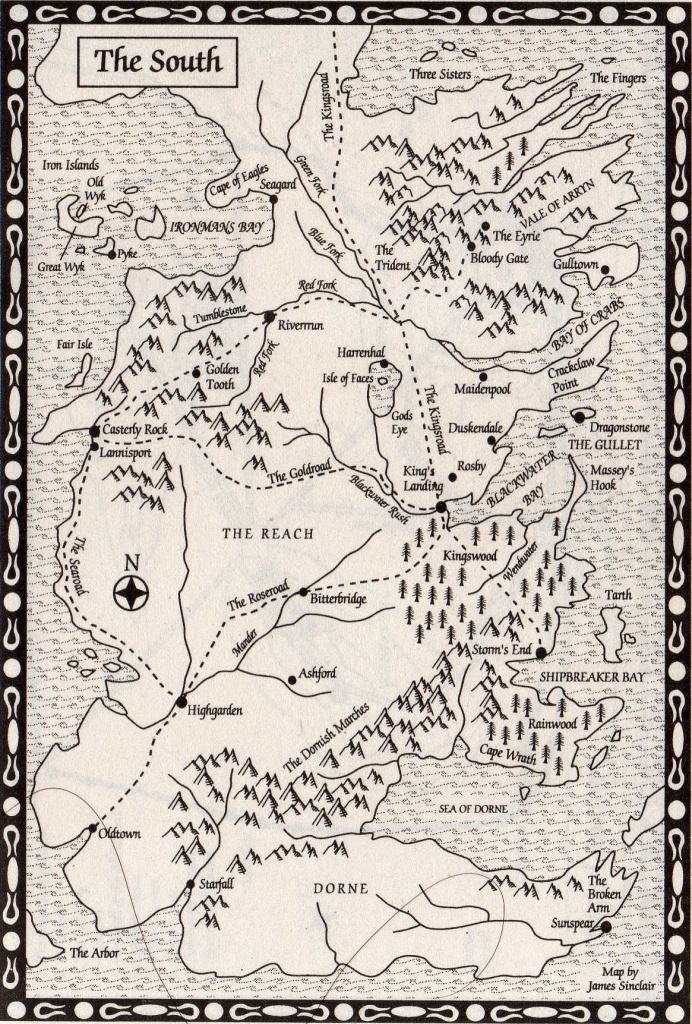 Printable Map Of Westeros Free Printable Maps