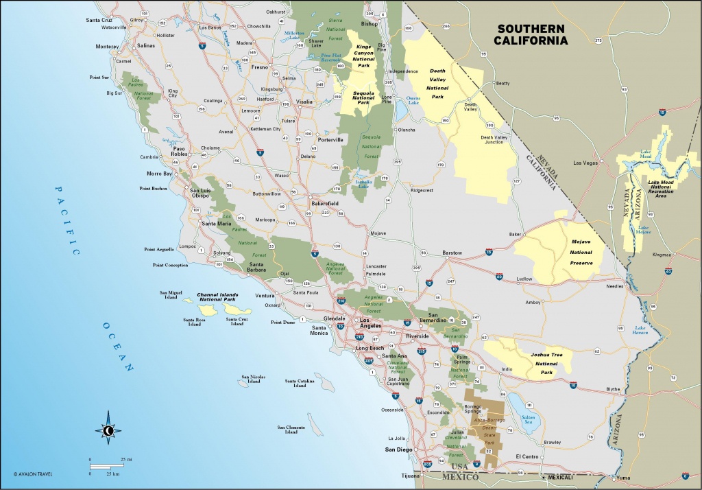 Plan A California Coast Road Trip With Flexible Itinerary Inside Map - Map Of Southern California Beaches