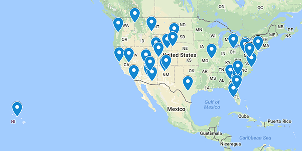 Plan A National Park Road Trip This Summer | Marriott News Center - Starwood Hotels Florida Map