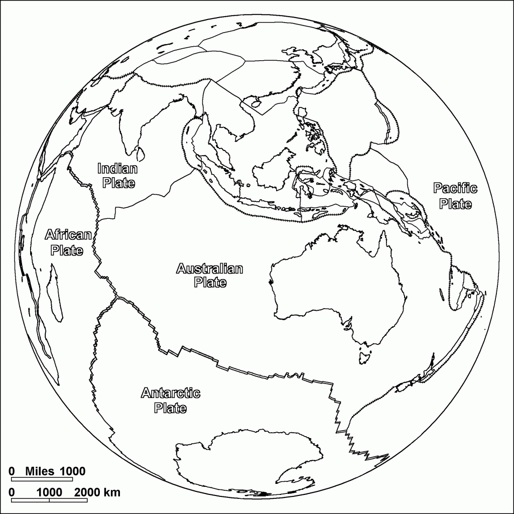 Plate Tectonics Coloring Page | Science Printables | World Map - World Map Tectonic Plates Printable